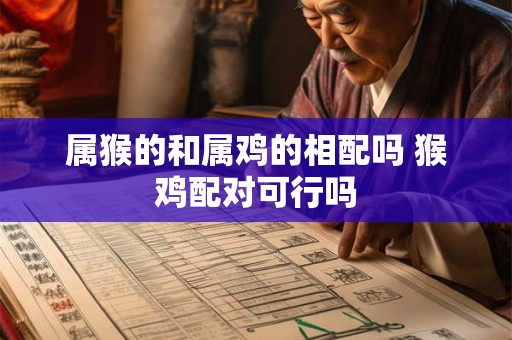 属猴的和属鸡的相配吗 猴鸡配对可行吗