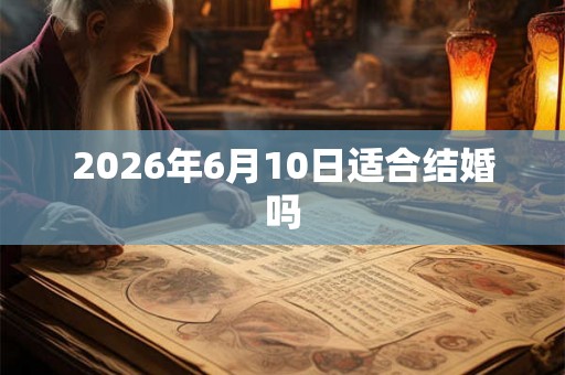 2026年6月10日适合结婚吗