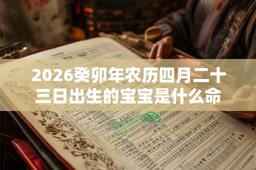 2026癸卯年农历四月二十三日出生的宝宝是什么命 2026癸卯年农历四月二十三日出生的宝宝是什么命