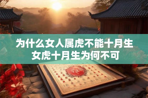为什么女人属虎不能十月生 女虎十月生为何不可
