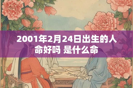 2001年2月24日出生的人命好吗 是什么命