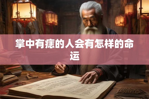 掌中有痣的人会有怎样的命运