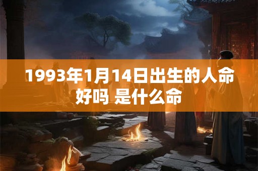1993年1月14日出生的人命好吗 是什么命