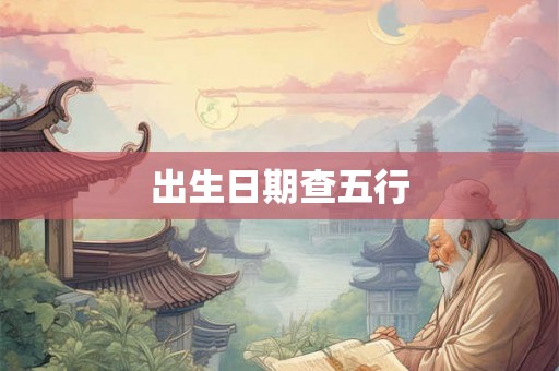 出生日期查五行 出生日期查五行