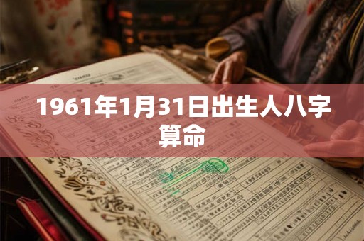 1961年1月31日出生人八字算命