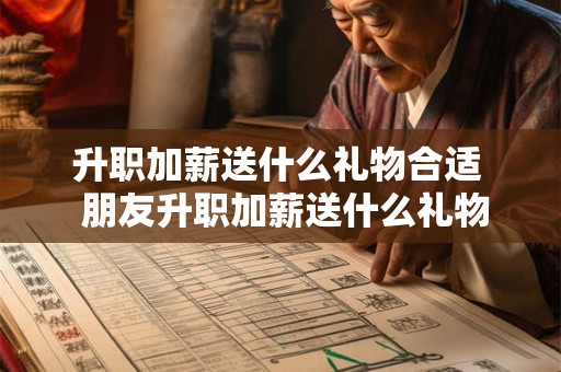 升职加薪送什么礼物合适  朋友升职加薪送什么礼物