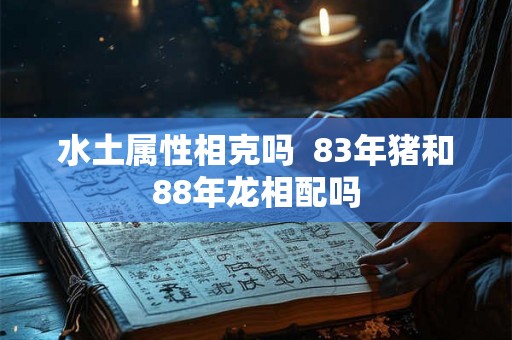 水土属性相克吗  83年猪和88年龙相配吗