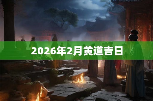 2026年2月黄道吉日