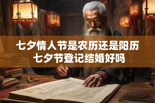 七夕情人节是农历还是阳历 七夕节登记结婚好吗 七夕情人节是农历还是阳历 七夕节登记结婚好吗