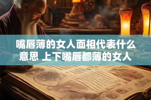 嘴唇薄的女人面相代表什么意思 上下嘴唇都薄的女人好吗