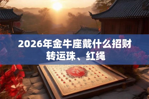 2026年金牛座戴什么招财 转运珠、红绳 2026年金牛座戴什么招财 转运珠、红绳