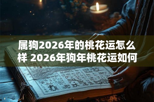 属狗2026年的桃花运怎么样 2026年狗年桃花运如何
