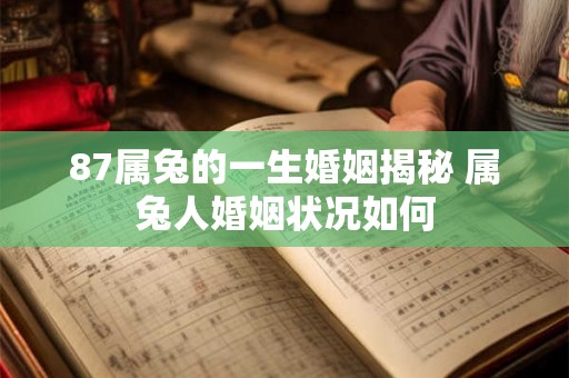 87属兔的一生婚姻揭秘 属兔人婚姻状况如何