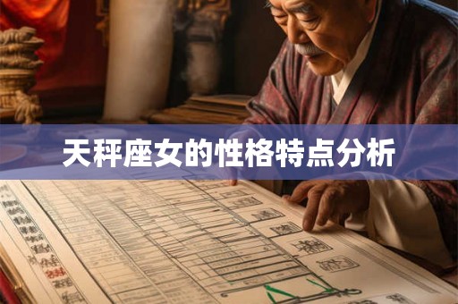 天秤座女的性格特点分析