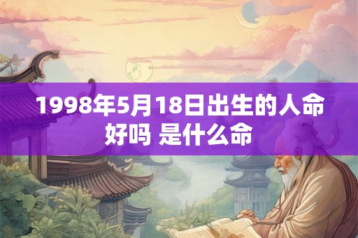 1998年5月18日出生的人命好吗 是什么命