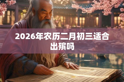2026年农历二月初三适合出殡吗
