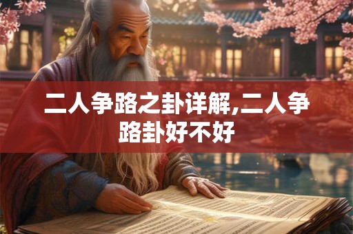 二人争路之卦详解,二人争路卦好不好