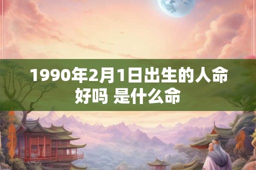1990年2月1日出生的人命好吗 是什么命 1990年2月1日出生的人命好吗 是什么命