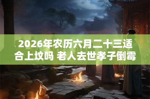2026年农历六月二十三适合上坟吗 老人去世孝子倒霉三年