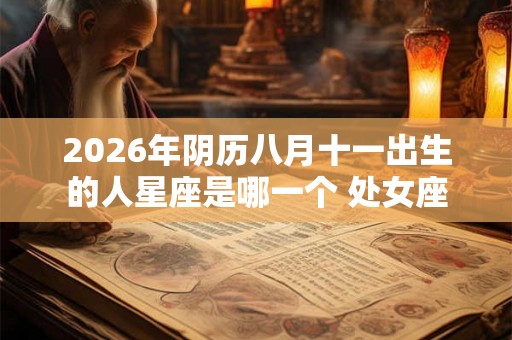2026年阴历八月十一出生的人星座是哪一个 处女座 2026年阴历八月十一出生的人星座是哪一个 处女座