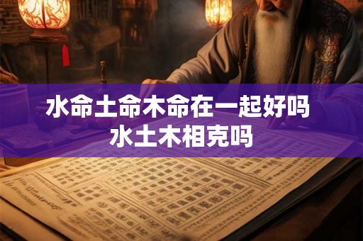 水命土命木命在一起好吗 水土木相克吗