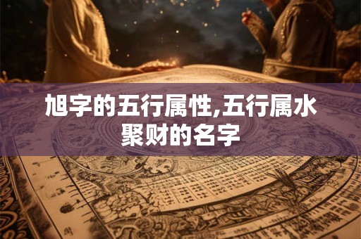旭字的五行属性,五行属水聚财的名字