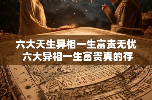 六大天生异相一生富贵无忧 六大异相一生富贵真的存在吗 六大天生异相一生富贵无忧 六大异相一生富贵真的存在吗