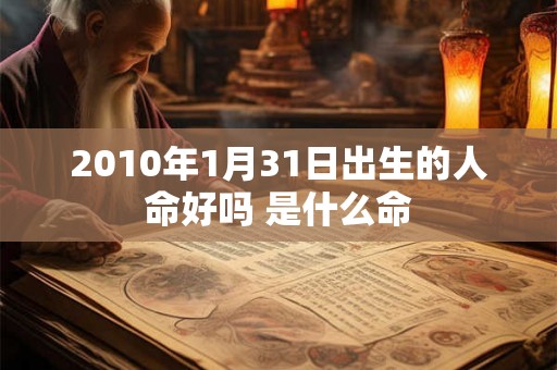 2010年1月31日出生的人命好吗 是什么命