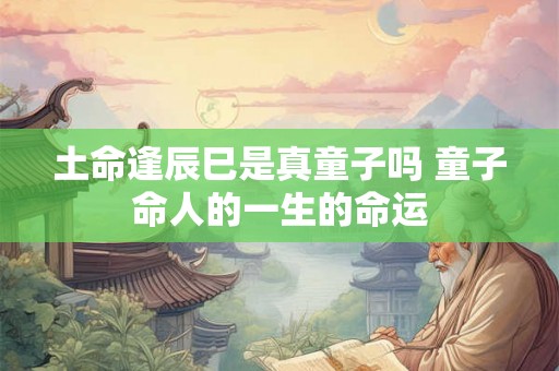 土命逢辰巳是真童子吗 童子命人的一生的命运 土命逢辰巳是真童子吗 童子命人的一生的命运