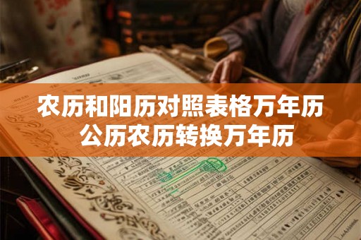 农历和阳历对照表格万年历  公历农历转换万年历