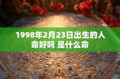 1998年2月23日出生的人命好吗 是什么命