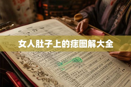女人肚子上的痣图解大全