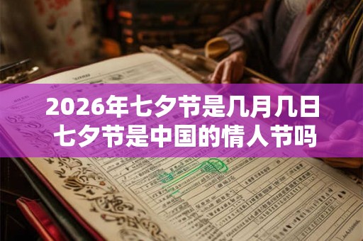 2026年七夕节是几月几日 七夕节是中国的情人节吗