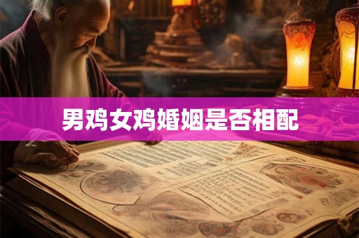 男鸡女鸡婚姻是否相配