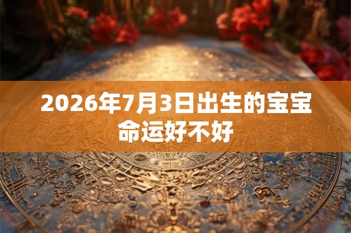 2026年7月3日出生的宝宝命运好不好 2026年7月3日出生的宝宝命运好不好