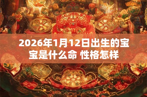 2026年1月12日出生的宝宝是什么命 性格怎样