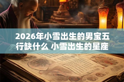 2026年小雪出生的男宝五行缺什么 小雪出生的星座解析