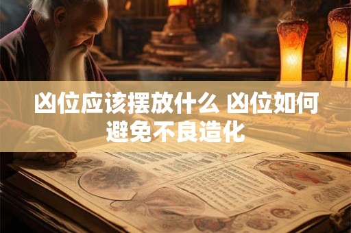 凶位应该摆放什么 凶位如何避免不良造化 凶位应该摆放什么 凶位如何避免不良造化