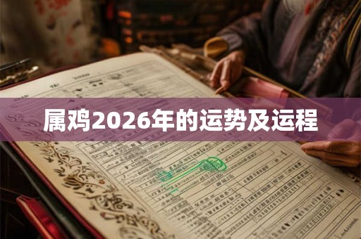 属鸡2026年的运势及运程