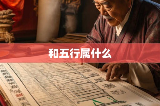 和五行属什么