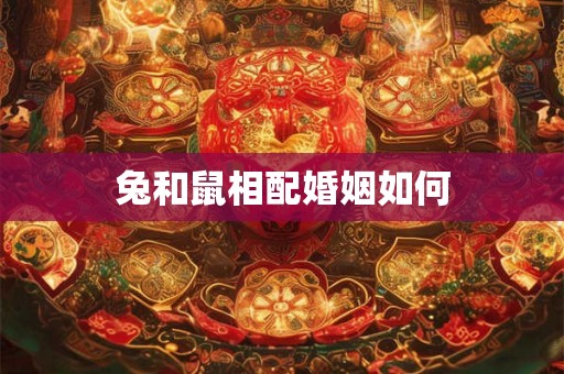 兔和鼠相配婚姻如何