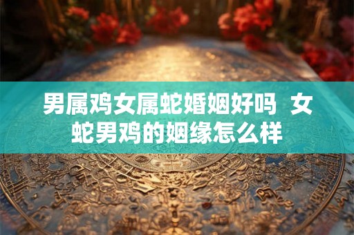 男属鸡女属蛇婚姻好吗  女蛇男鸡的姻缘怎么样
