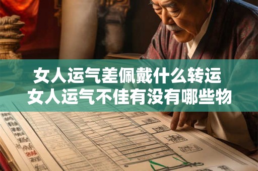 女人运气差佩戴什么转运 女人运气不佳有没有哪些物品可以作为转运之物