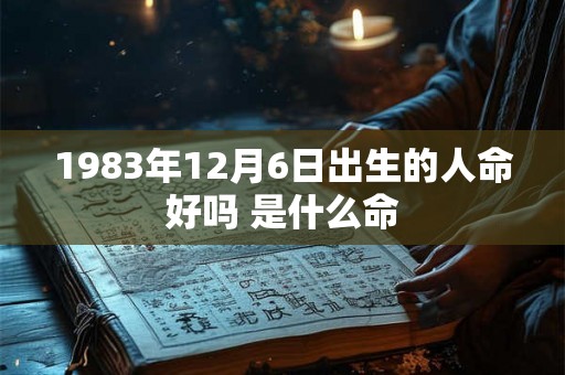 1983年12月6日出生的人命好吗 是什么命