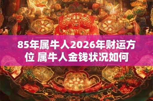 85年属牛人2026年财运方位 属牛人金钱状况如何 85年属牛人2026年财运方位 属牛人金钱状况如何