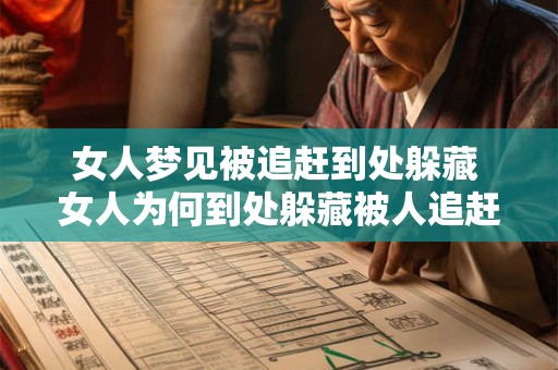 女人梦见被追赶到处躲藏 女人为何到处躲藏被人追赶