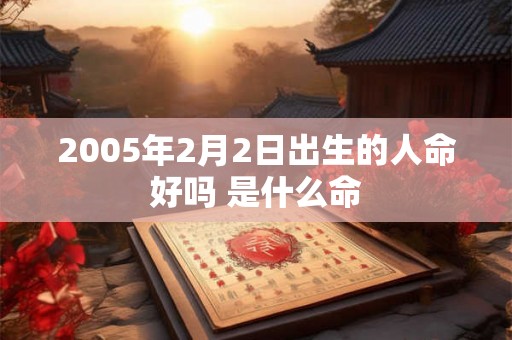 2005年2月2日出生的人命好吗 是什么命