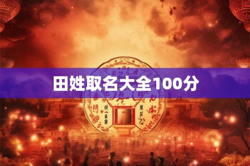 田姓取名大全100分