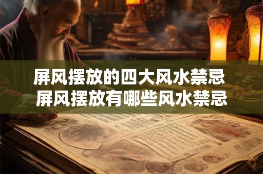 屏风摆放的四大风水禁忌 屏风摆放有哪些风水禁忌