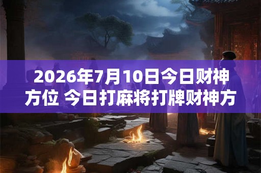 2026年7月10日今日财神方位 今日打麻将打牌财神方位